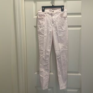 7 For All Mankind Pale Pink Skinny Jeans